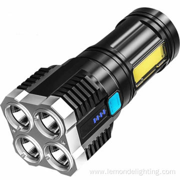 Super Bright Rechargeable Waterproof Led Flashlight